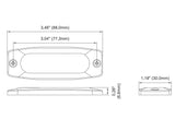 AXIXTECH LP3 LED-TASOVILKKU R65 12/24V 3-LED KELT.