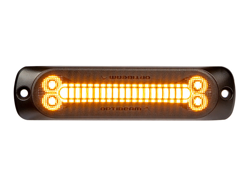 OPTIBEAM DARK PHANTOM SX6 KELTAINEN LED-TASOVILKKU R65 CLASS 2