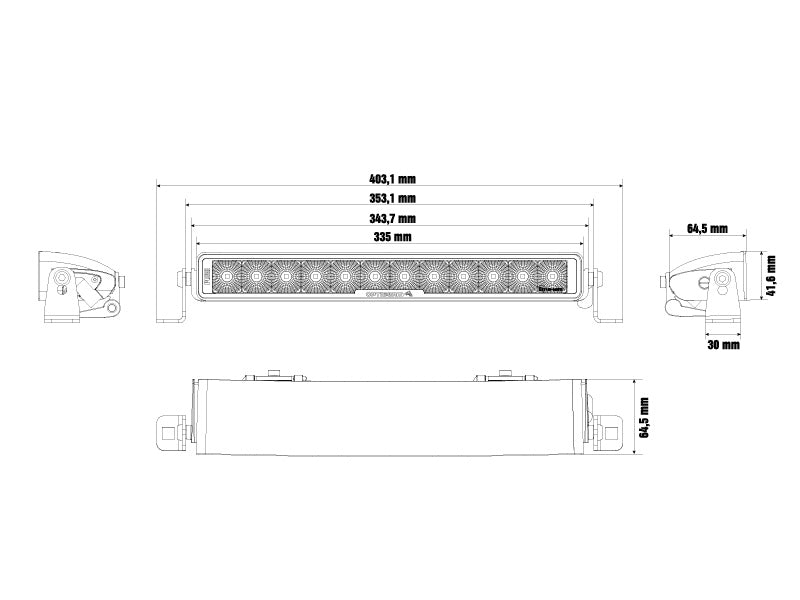 OPTIBEAM PURE 335 LED TYÖVALO