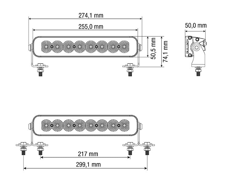 BULLBOY PROLINE REACTOR LED TYÖVALOTANKO SINGLE 255
