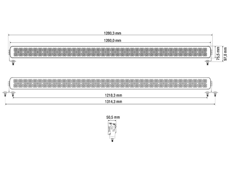 BULLBOY PROLINE REACTOR LED TYÖVALOTANKO DOUBLE 1260