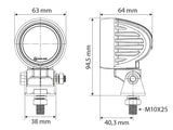 BULLBOY AGRILINE LED-TYÖVALO 9-32V 20W ROUND