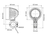 BULLBOY AGRILINE LED-TYÖVALO 9-32V 20W ROUND