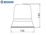 LED-MAJAKKA 12/24V  CAP168 / ICAO 3-PULTTI