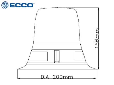 LED-MAJAKKA 12/24V CAP168/ICAO MAGNEETTIKIINN.