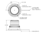 LED-MAJAKKA 12-80V KELT. 3-PULTTI R10