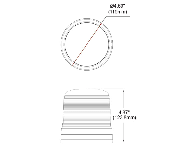 AXIXTECH B18-DUAL SIN/PUN LED-MAJAKKA 12/24V CLASS 2