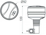 LED-MAJAKKA R65 MINI LOW 12/24V KELT. TAPPI