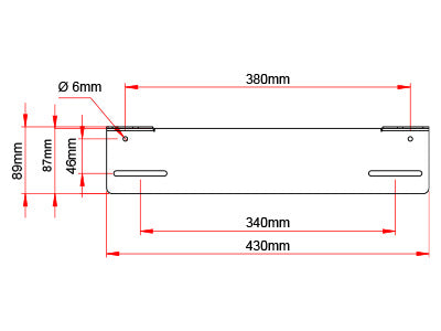 LISÄVALOTELINE REK.EU-KILPI RST HD-MALLI 2-VALOPAIKKAA