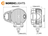 NORDIC SCULPTOR N6002 VASEN  ALAKIINNIKE  DUALBEAM  LED AJOVALO