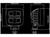 NORDIC SCORPIUS LED N2401 24W 12/24V FLOOD