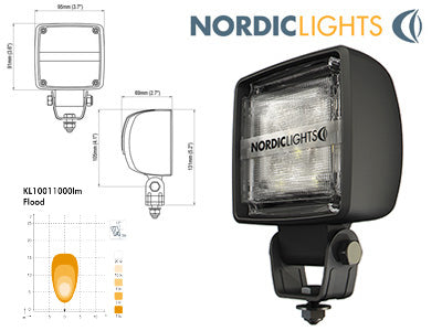NORDIC KL1001LED 12/24V 24W 1600/1000LM