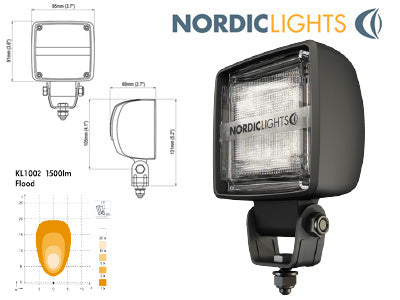 NORDIC KL1002LED 12/24V 24W 2400/1500LM