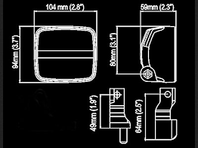 NORDIC LED KL2001 12-24V 20W FLOOD