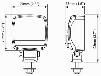 NORDIC LED KL1501 12-24V 10W FLOOD