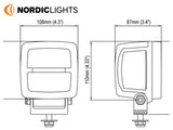 NORDIC SININEN LED RUISKUVALO SPOT 12/24V 42W