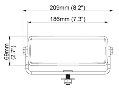 NORDIC PICTOR 830 LED WIDE FLOOD M10