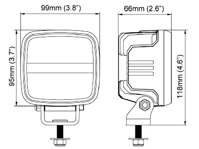 NORDIC LED SCORPIUS GO 420 12-24V 28W WIDEFLOOD WITHOUT BOLT