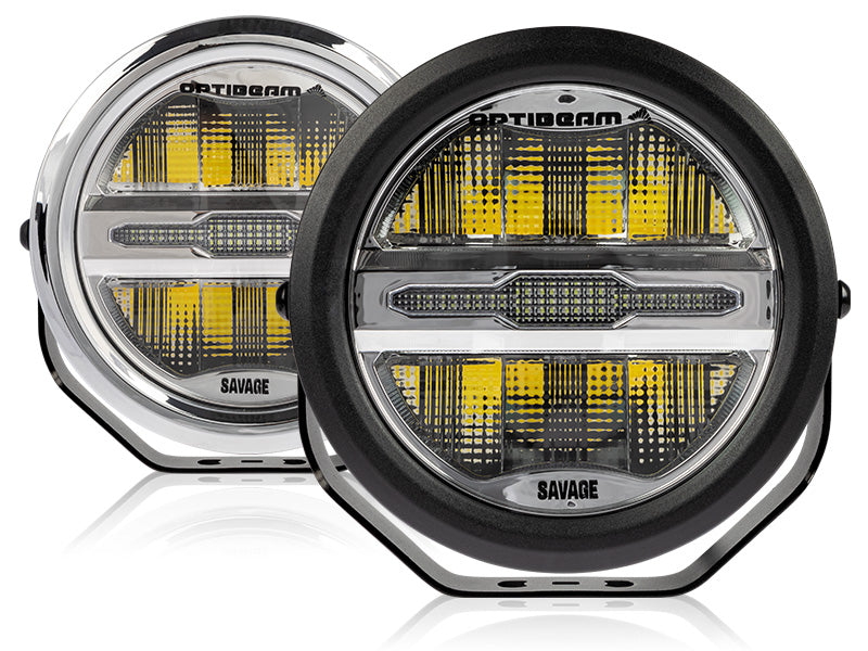 OPTIBEAM # SAVAGE 7 LED KAUKOVALO 9-36V