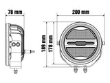 OPTIBEAM # SAVAGE 7 LED KAUKOVALO 9-36V