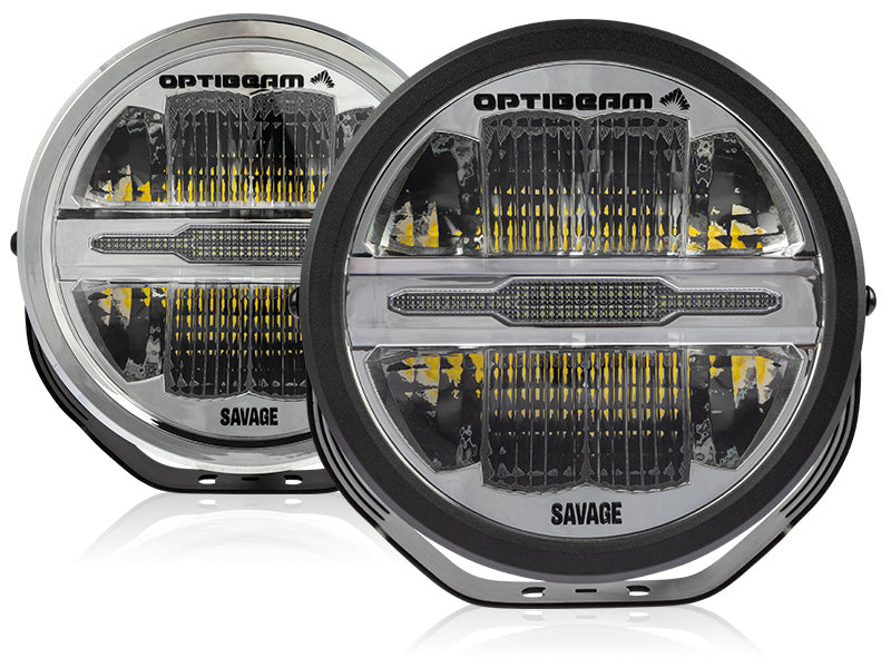 OPTIBEAM # SAVAGE 9 LED KAUKOVALO 9-36V