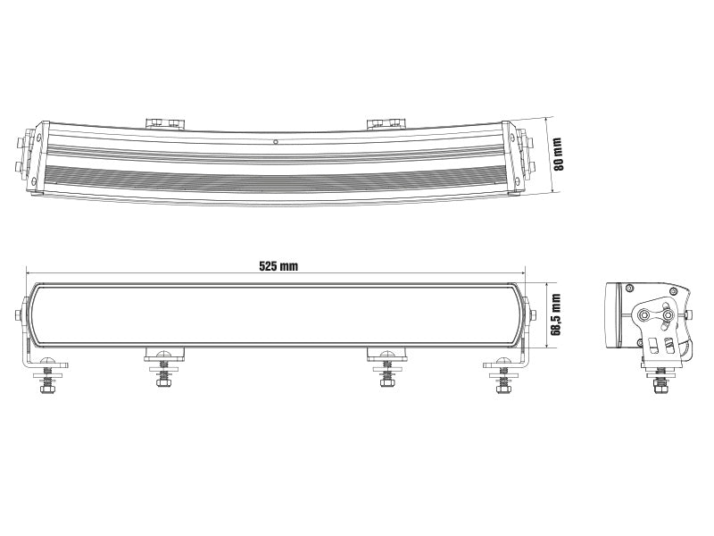 OPTIBEAM SUPER CAPTAIN DUAL 600 CURVED