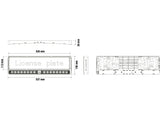 OPTIBEAM E-BAR EU TWIN REKISTERIKILPIVALO