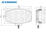 X-VISION QUADRATOR LED 64W 10-30V