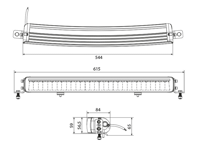 W-LIGHT COMBER II FRAMELESS  LED KAUKOVALO