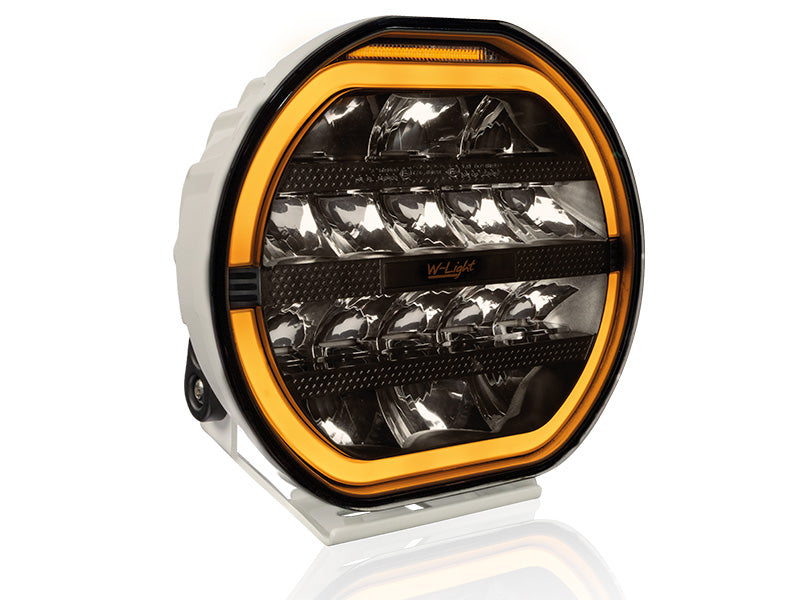 W-LIGHT FURY 9" LED-KAUKOVALO VALKOINEN