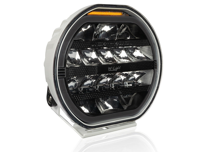 W-LIGHT FURY 9" LED-KAUKOVALO VALKOINEN
