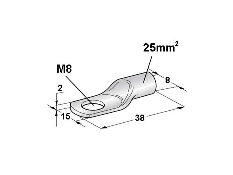 KAAPELIKENKÄ 25-8MM REIKÄ