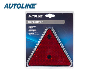 AUTOLINE HEIJASTINPARI KOLMIO PUNAINEN