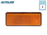 AUTOLINE HEIJASTINPARI KELT. 96X38MM LIIMALLA
