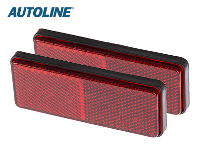AUTOLINE HEIJASTINPARI PUN. 96X38MM LIIMALLA