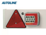 TAKAVALOPANEELI GLO-TRAC LED 1,22M 12/24V 10M KAAPELI #