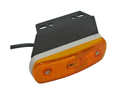 LED-ÄÄRIVALO KELT. 12V-24V JALALLA 104X36MM