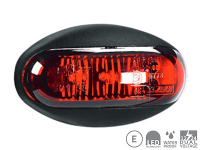 LED-ÄÄRIVALO PUN.59X36MM