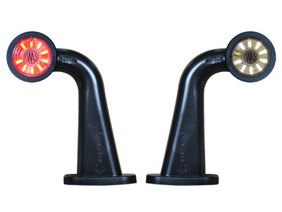 LED-ÄÄRIVALO KUMIVARSI O 90AST 180MM 10-36V KIRK/PUN