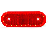 LED-ÄÄRIVALO PUN. 12/24V 114X40MM