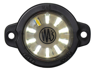 LED-ÄÄRIVALO VALK. PYÖREÄ 12/24V HALK. 60,5MM