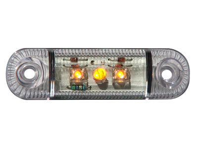 LED ÄÄRIVALO KELT. 12/24V 84X24MM