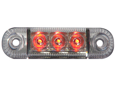 LED ÄÄRIVALO PUN. 12/24V 84X24MM