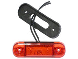 LED-ÄÄRIVALO PUN. 12/24V 84X24MM