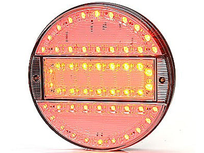 LED-TAKAVALO SLIM LINE  140 MM KIRKAS LASI