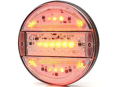 LED-TAKAVALO SLIM LINE 140MM KIRKAS LASI