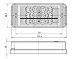 LED-TAKAVALO, ECE, IP66/68, 107X47X23