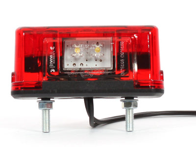 LED-REK. JA TAKAVALO 12/24V PUN.