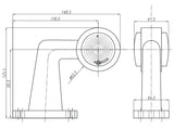 LED-ÄÄRIVALO KIR/PUN 12/24V VAS.