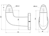 LED-ÄÄRIVALO VAS. 12/24 V